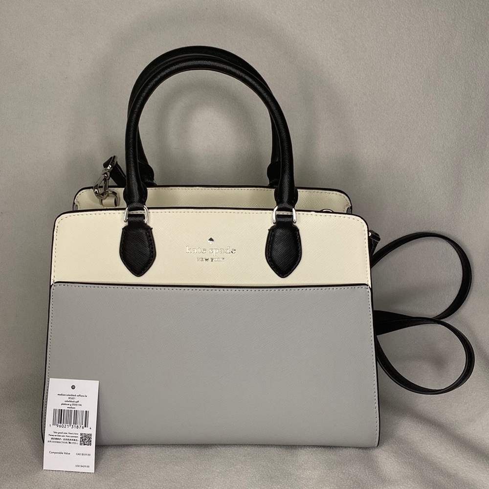 $429 RETAIL: NWT Kate Spade Madison Colorblock Medium Satchel/Crossbody